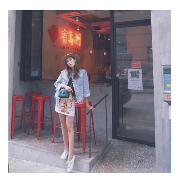 Labriells Lucky Cat Printed Mini Skirt NWT - Picture 2 of 15